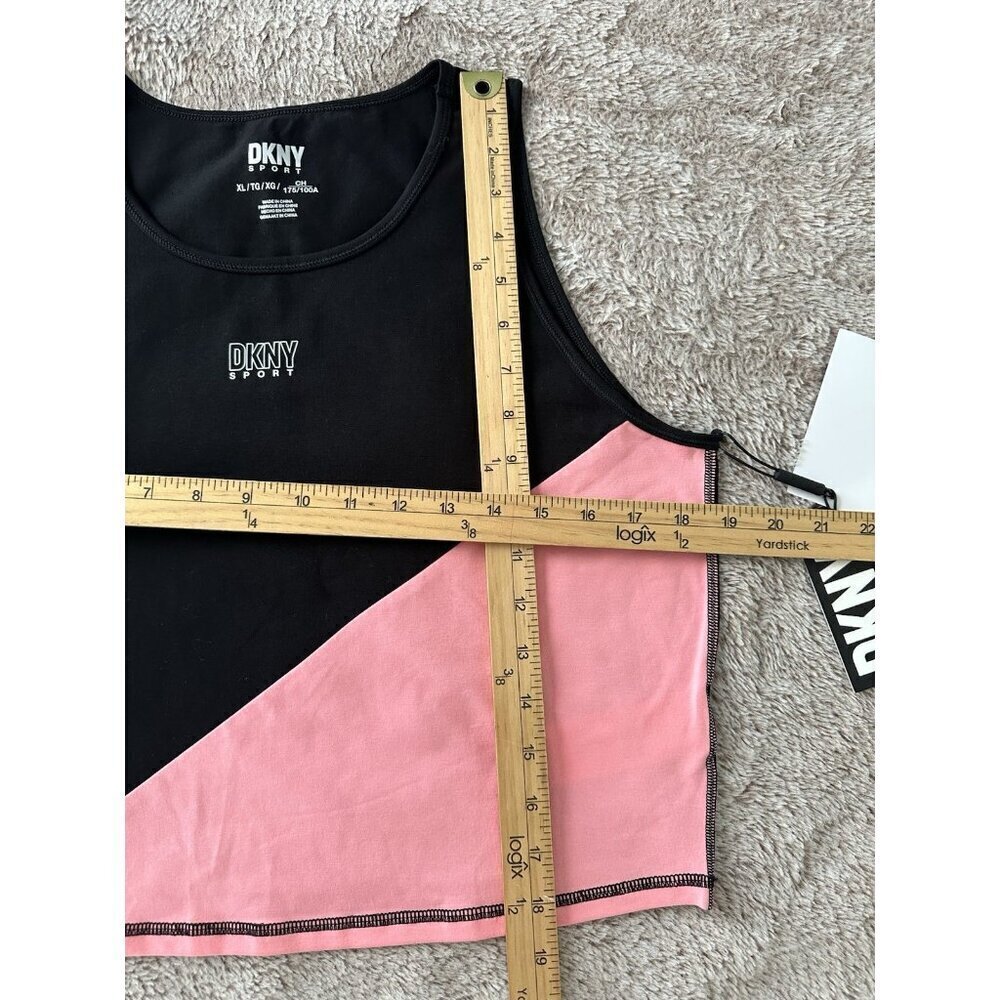 DKNY Women’s Colorblocked Cropped Tank Top XL New $50 - Picture 6 of 9